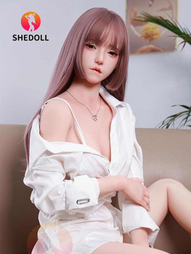 SHEDOLL 楚瑜 158cm｜C罩杯純欲女友｜慵懶白襯衫｜仿真植毛+發熱體｜嬌小真人復刻