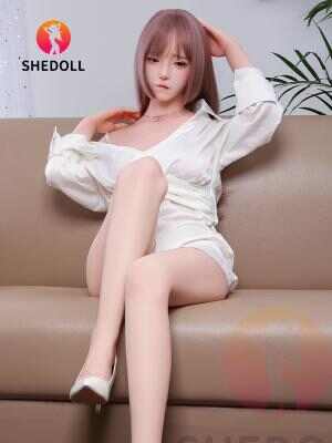 SHEDOLL 楚瑜 158cm｜C罩杯純欲女友｜慵懶白襯衫｜仿真植毛+發熱體｜嬌小真人復刻