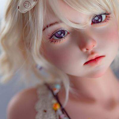 SHEDOLL ダダ 148cm｜Dカップ透かし編み妖精 · 雪肌金瞳・くびれ磁器ボディ｜植毛＆温感吸引機能｜オタク伴侶・引きこもり用ドール