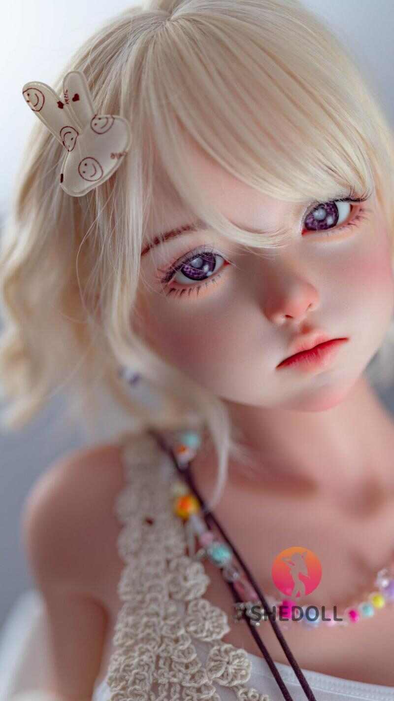 SHEDOLL ダダ 148cm｜Dカップ透かし編み妖精 · 雪肌金瞳・くびれ磁器ボディ｜植毛＆温感吸引機能｜オタク伴侶・引きこもり用ドール