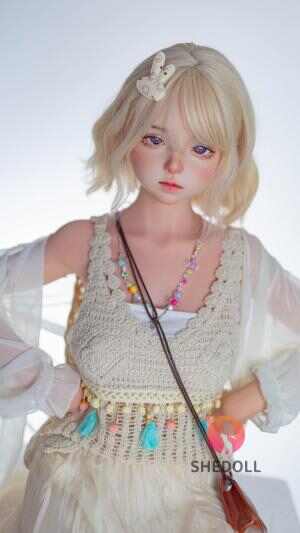 SHEDOLL ダダ 148cm｜Dカップ透かし編み妖精 · 雪肌金瞳・くびれ磁器ボディ｜植毛＆温感吸引機能｜オタク伴侶・引きこもり用ドール