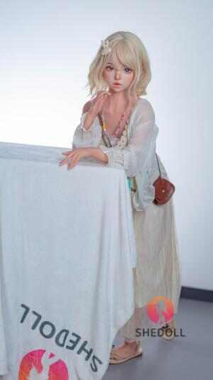 SHEDOLL ダダ 148cm｜Dカップ透かし編み妖精 · 雪肌金瞳・くびれ磁器ボディ｜植毛＆温感吸引機能｜オタク伴侶・引きこもり用ドール