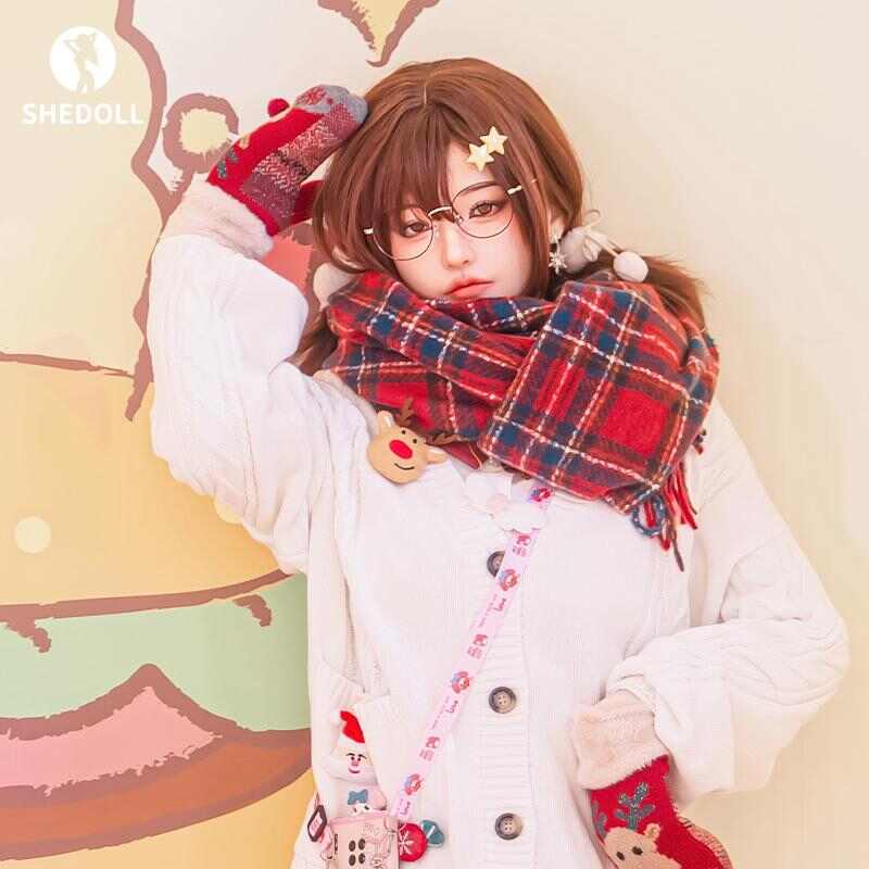 SHEDOLL 蘇星冉 158cm聖誕甜心｜C杯冬衣短裙｜純欲巨尻｜減重溫感體+震動私處｜專屬節日性禮物