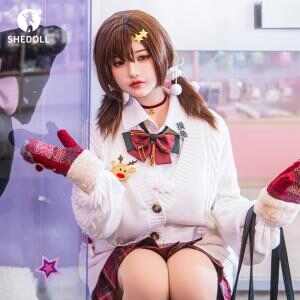 SHEDOLL 蘇星冉 158cm聖誕甜心｜C杯冬衣短裙｜純欲巨尻｜減重溫感體+震動私處｜專屬節日性禮物