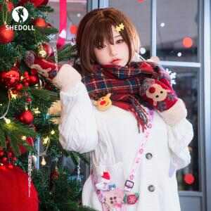 SHEDOLL 蘇星冉 158cm聖誕甜心｜C杯冬衣短裙｜純欲巨尻｜減重溫感體+震動私處｜專屬節日性禮物