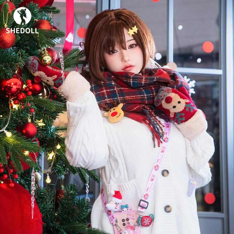 SHEDOLL 蘇星冉 158cm聖誕甜心｜C杯冬衣短裙｜純欲巨尻｜減重溫感體+震動私處｜專屬節日性禮物