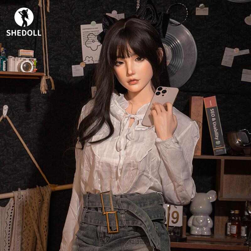 SHEDOLL 蘇夜歡(スー・イエファン) 158cm｜Cカップ｜カジュアルデニム風｜白肌細腰巨尻｜軽量発熱ボディ+可動関節｜純欲系二次元ガールフレンド