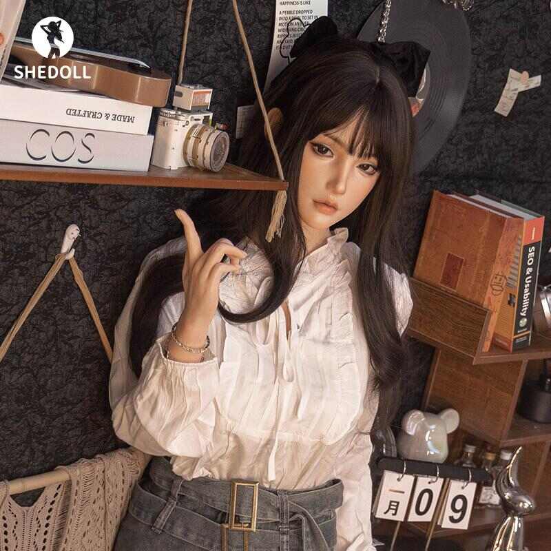 SHEDOLL 蘇夜歡(スー・イエファン) 158cm｜Cカップ｜カジュアルデニム風｜白肌細腰巨尻｜軽量発熱ボディ+可動関節｜純欲系二次元ガールフレンド