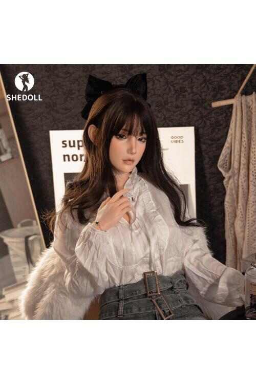 SHEDOLL 蘇夜歡 158cm｜C杯｜休閒牛仔風｜白皙細腰巨臀｜減重加熱體+可動關節｜純欲二次元女友