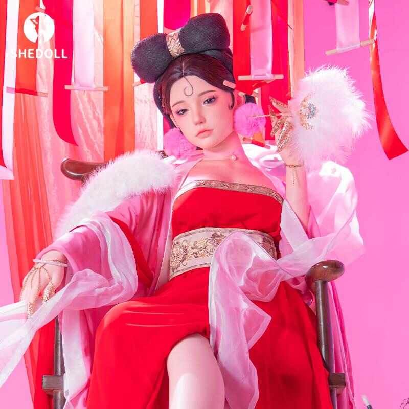 SHEDOLL 蘇夜歡(スー・イエファン) 168cm｜Dカップ艶狐｜紅金妲己(だっき)神話衣装｜54cm蜂腰+94cm蜜尻｜発熱腰震え+局部精密化｜千年妖妃の夜伽