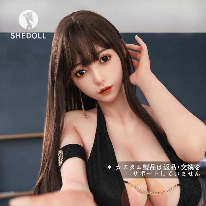 SheDoll 楚玥(チュユエ)163cm 悪魔体型 - Hカップ爆乳×54cm極太腿｜黒ガーターベルト緊縛｜可能な跪拝姿勢