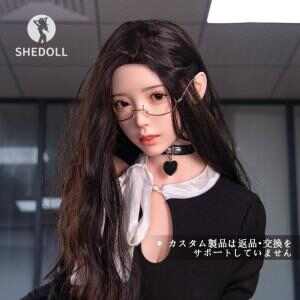 SheDoll楚玥(チュユエ)170cm 社長室禁断人形｜101cm浮遊桃尻×55cm殺し腰｜黒スト挑発｜可動指メガネ誘い