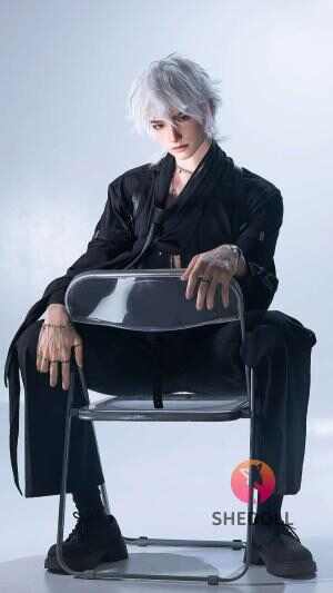 [SHEDOLL] Gushifeng190cm｜Ultra-Light 30% Less Weight｜Dual Hole+Movable Mouth｜Customizable Genitals｜For Gay/Women ｜98cm Chest｜Black Business Style