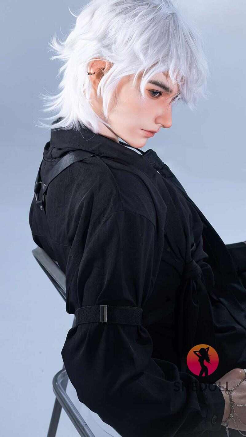 [SHEDOLL] Gushifeng190cm｜Ultra-Light 30% Less Weight｜Dual Hole+Movable Mouth｜Customizable Genitals｜For Gay/Women ｜98cm Chest｜Black Business Style