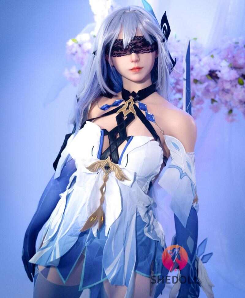 [SHEDOLL]  Kosame(GU XIAO-YU) 167cm | D-cup Ice Queen · Shenhe Cosplay | Real Hair & Heated Body | Anime Companion Doll