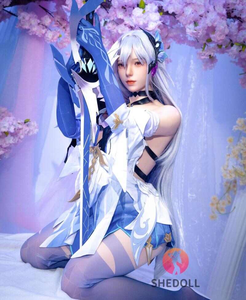 [SHEDOLL]  Kosame(GU XIAO-YU) 167cm | D-cup Ice Queen · Shenhe Cosplay | Real Hair & Heated Body | Anime Companion Doll