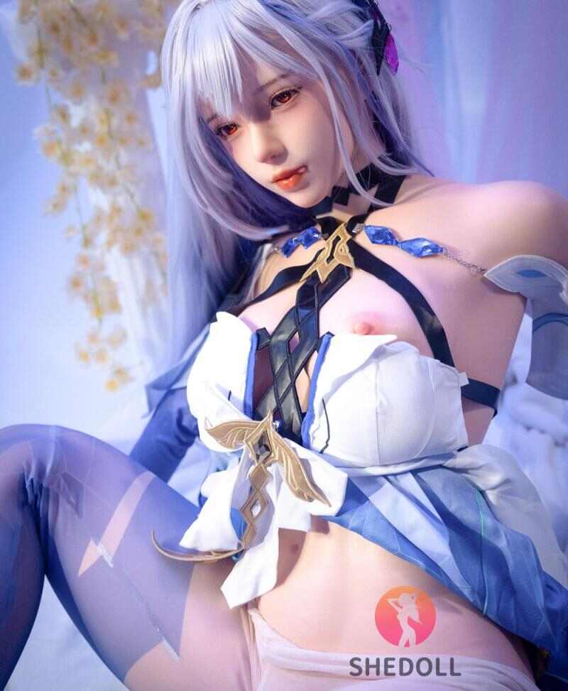 [SHEDOLL]  Kosame(GU XIAO-YU) 167cm | D-cup Ice Queen · Shenhe Cosplay | Real Hair & Heated Body | Anime Companion Doll