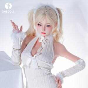 SHEDOLL 江小婉 158cm聖誕甜心·C杯蕾絲透視裝·減重溫感體+可動關節·純欲女友聖誕禮盒