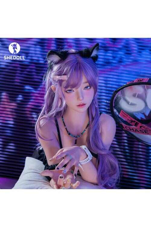 SHEDOLL 168cm亞洲魅惑貓娘·D杯女僕裝·可減重+加熱觸感+模擬植毛·二次元專屬虛擬妻子