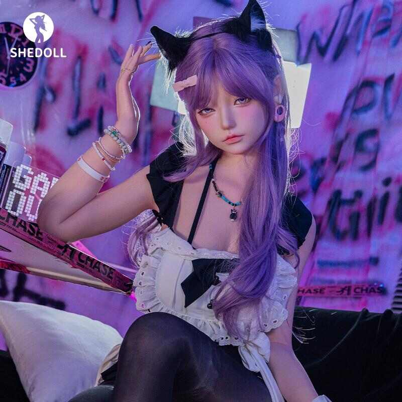 [SHEDOLL] 168cm Asian Temptress Neko Maid · D-cup Lightweight Body · Heating+Realistic Hair · Otaku's Dream Companion