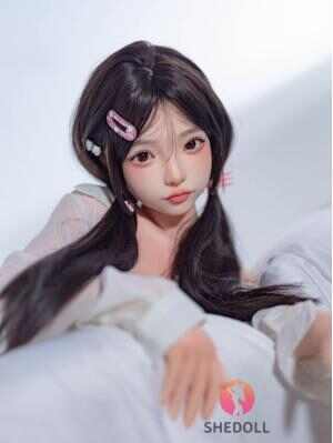 SHEDOLL ルオ イ 148cm | Dカップ | 花柄ドレス風 | 小柄巨乳細腰 | 加熱ボディ+植毛カスタム | 純欲系ガールフレンド
