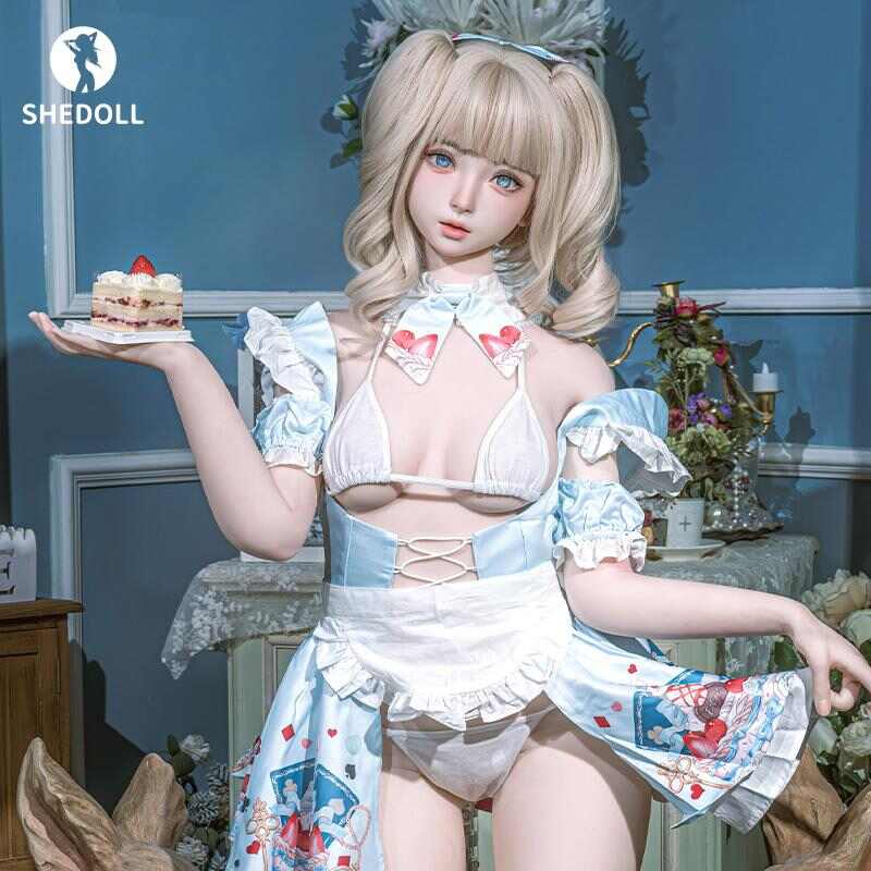 SHEDOLL 南溪 150cm愛麗絲夢遊仙境-B杯碎花女僕裝 | 加熱減重體+可動關節|可愛魅惑cosplay女友