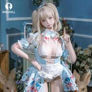 SHEDOLL 南溪 150cm愛麗絲夢遊仙境-B杯碎花女僕裝 | 加熱減重體+可動關節|可愛魅惑cosplay女友