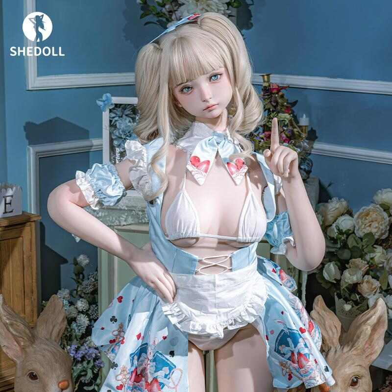 SHEDOLL 南溪 150cm愛麗絲夢遊仙境-B杯碎花女僕裝 | 加熱減重體+可動關節|可愛魅惑cosplay女友