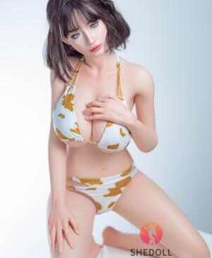 [SHEDOLL] Tasha 163cm H-cup Slavic Goddess | Tropical Camo Bikini | Pure Seduction Kneeling Pose | Hand-Sculpted Oral & Vacuum Tech | Ultimate Collector's Companion