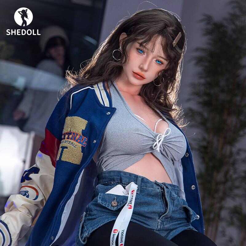 [SHEDOLL] Tasha - 165cm Voluptuous E-cup Eastern European Beauty in Seductive Grey Lingerie | Hyper-Realistic Skin & Heating Tech | Ultimate Fantasy Companion